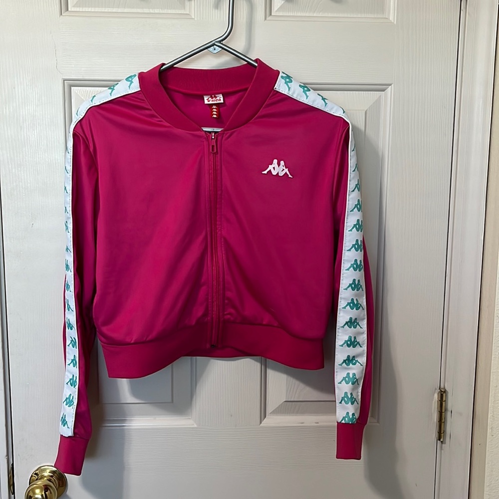 Kappa cropped zip up jacket